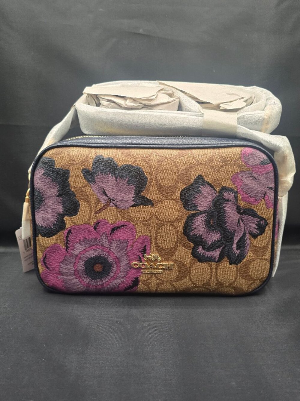 Coach Jes Crossbody Signature Canvas Kaffe Fassett Print C2799